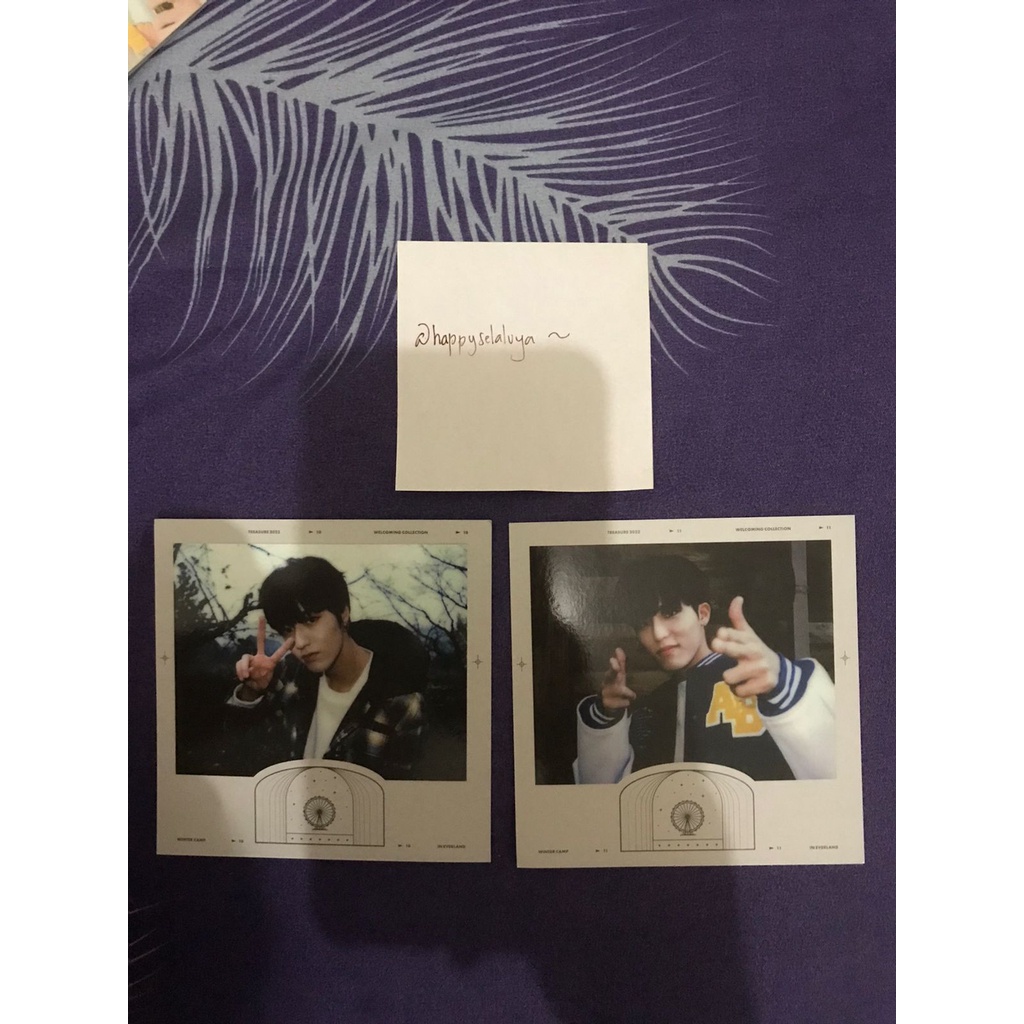 TREASURE PHOTOCARD POLA WINTER CAMP