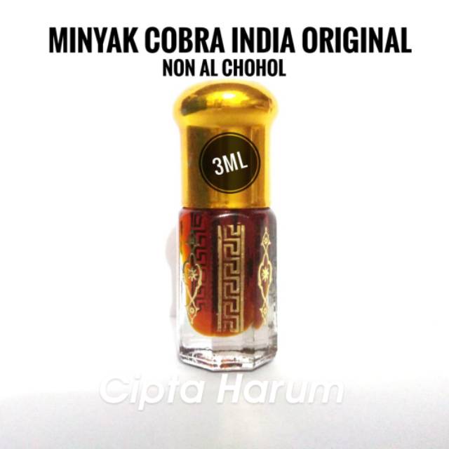Minyak Wangi Kobra India 3 ML Non Alkhohol