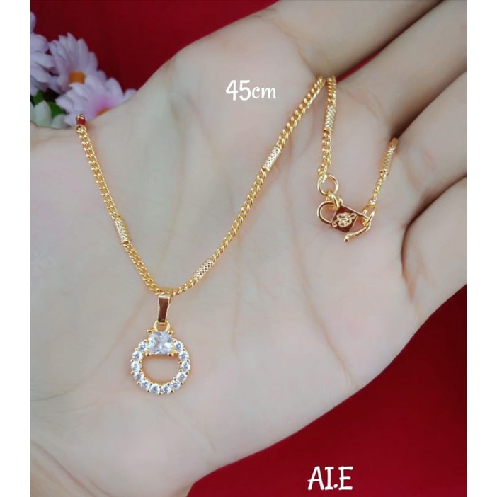 kalung perhiasan emas muda kadar 35%