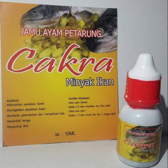 MINYAK IKAN CAKRA - multivitamin ayam