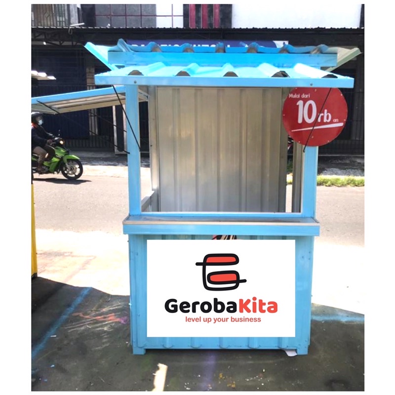 Booth container murah / gerobak container murah / booth termurah