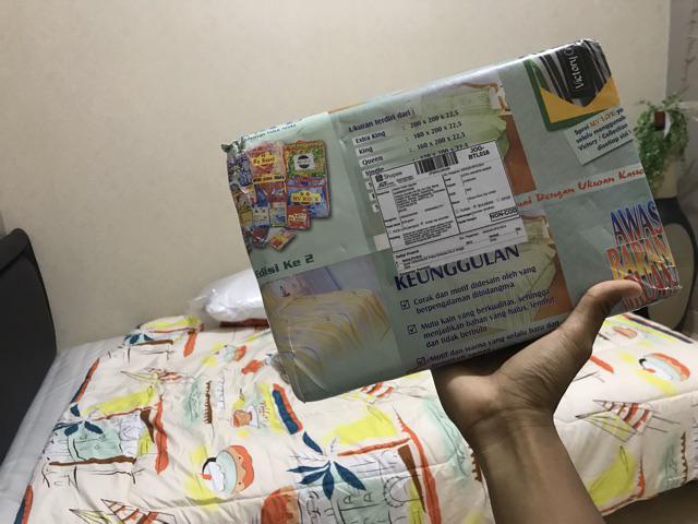 Sprei 120x200x30 Polos Emboss No.3 Single Size