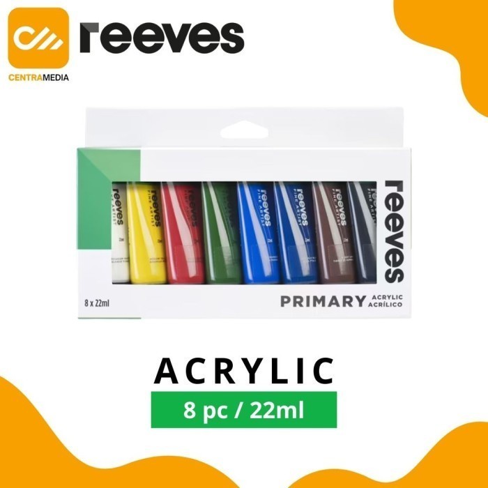 

Produk Terbaru Cat Akrilik Reeves Artist Acrylic 8X22Ml Primary Color Paint Set