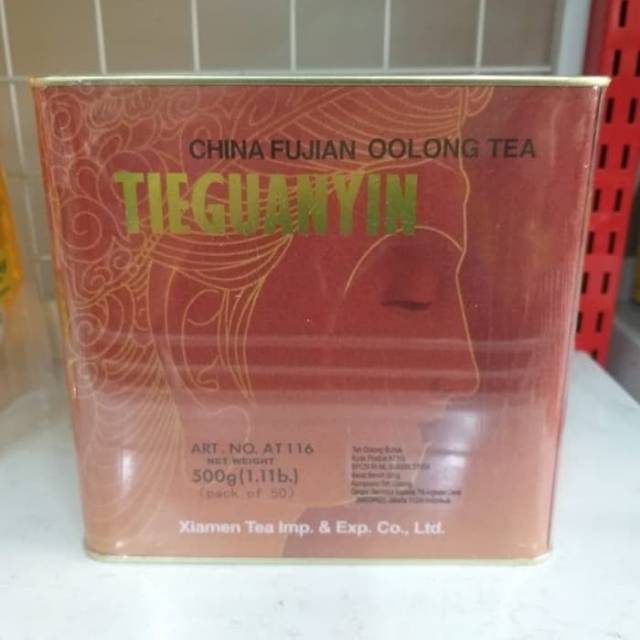 

Teh Tieguanyin China Fujian Oolong Tea 500 gr