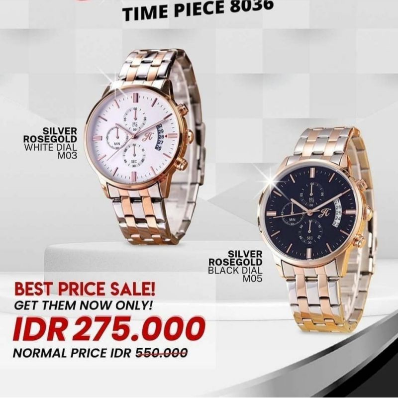 JIMS HONEY JAM TANGAN PRIA KODE JT8036