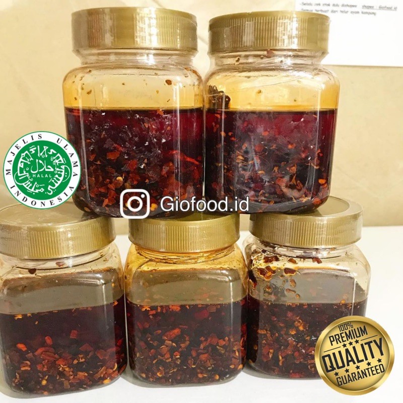 

Mala Chili Oil / Sambal Dimsum / Sambal Mie Hongkong / Szechuan / Sichuan