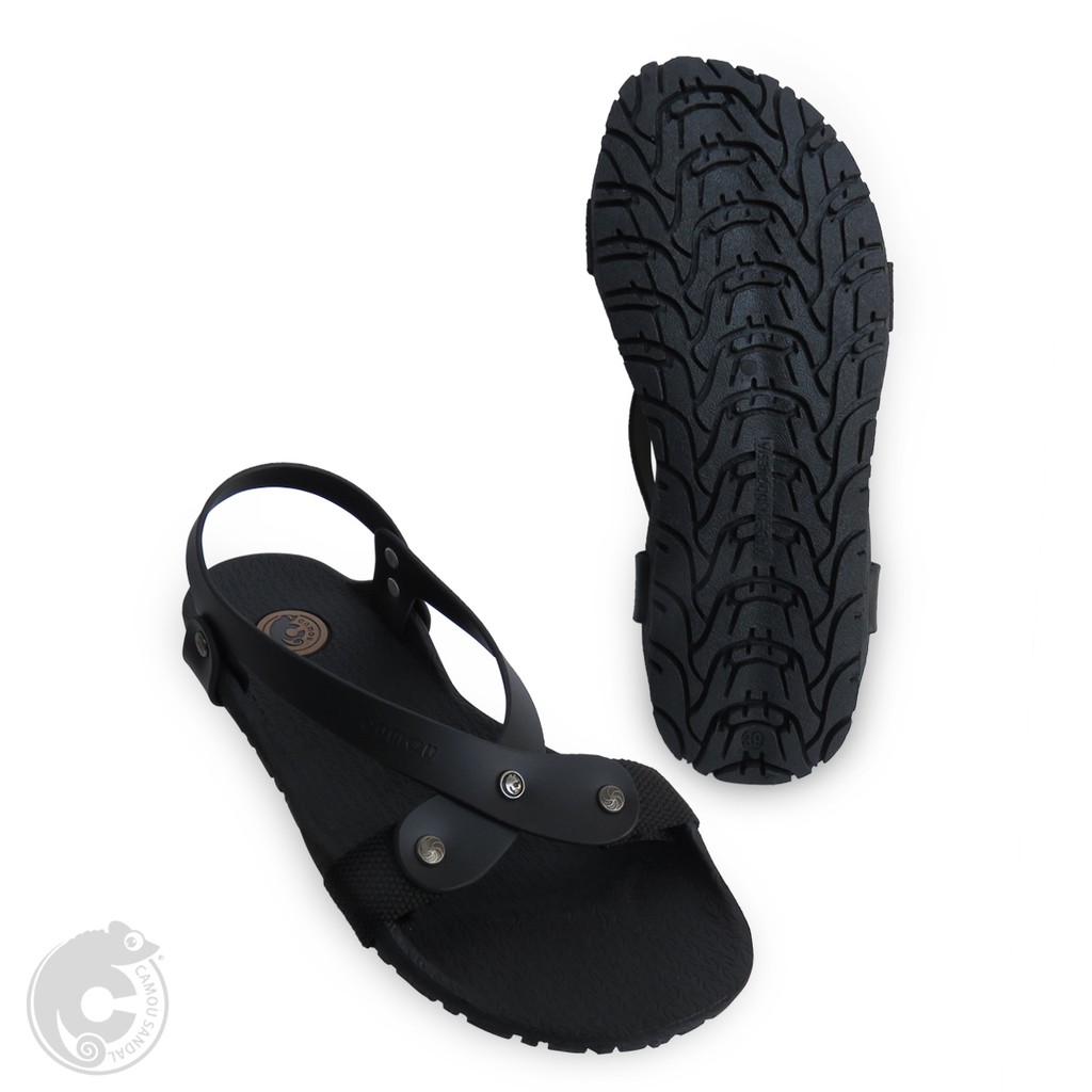 NEW - CAMOU - Sumba Black - Sandal Gunung Perempuan Anti Slip