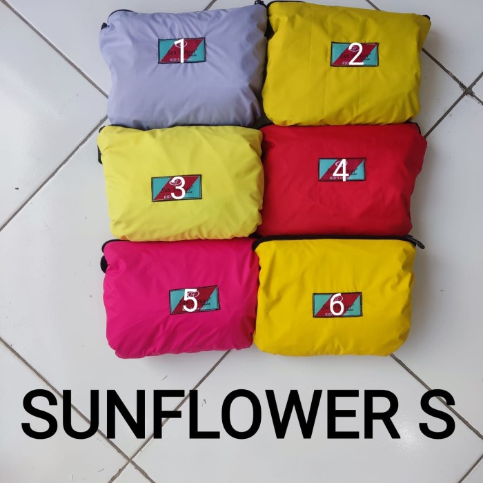 Jas Hujan Sunflower Size S  Kids  Raincoat Ukuran Anak