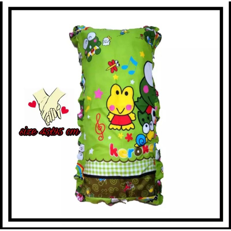 Sarung Bantal Cinta Jumbo Size 45x95cm Karakter