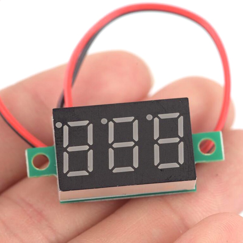 # Kaos T-Shirt Wanita Lengan Pendek Motif Print #Voltmeter Mini DC 0-100V 3 Kabel Dengan Panel LED