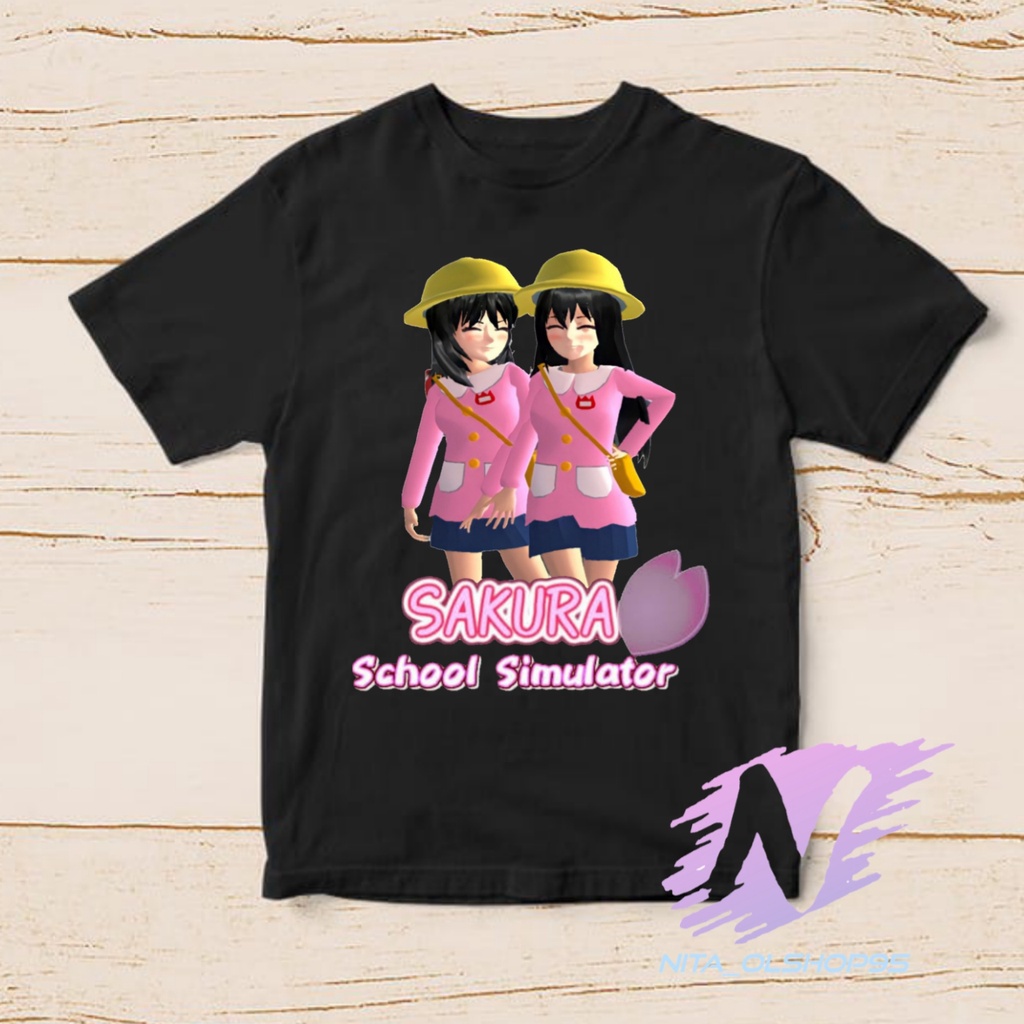 kaos sakura school simutalaor kaos anak karakter sakura terbaru