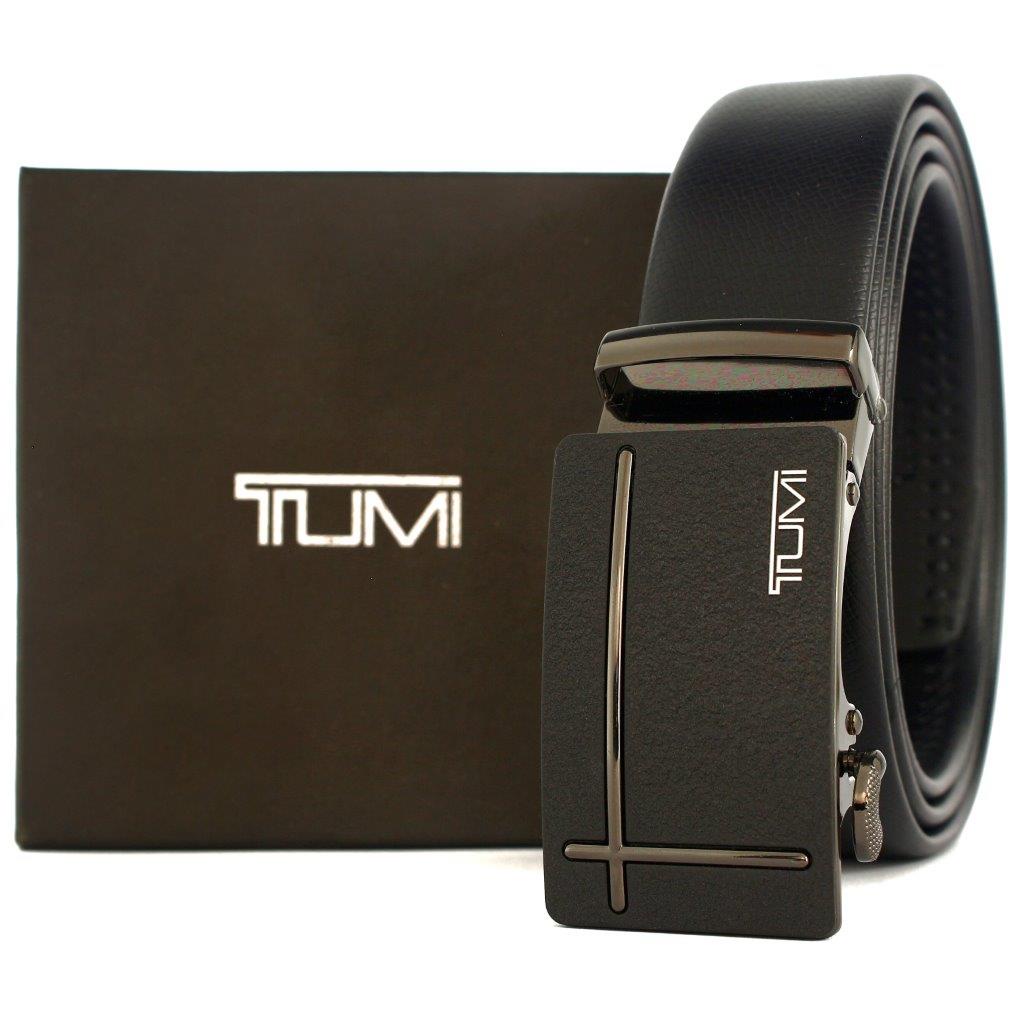 TOKOKOE - Gesper Ikat Pinggang Pria model Rel Big Size Kulit - TM TM17 Hitam