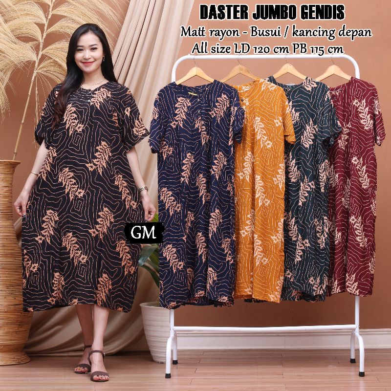 Daster jumbo busui rayon ld 120 terbaru