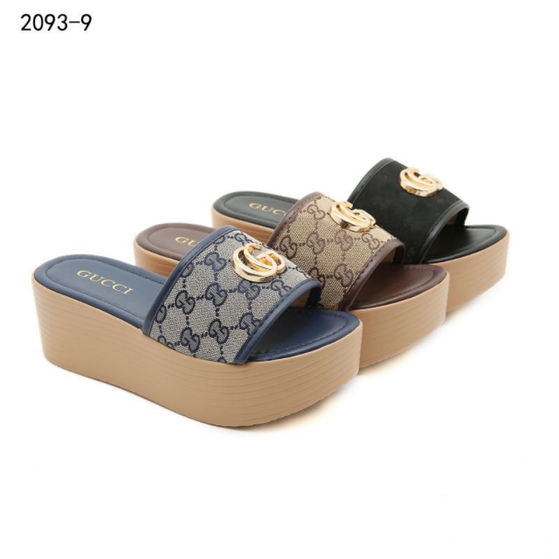 sepatu Gucci Wedges #2093-9 terkeren