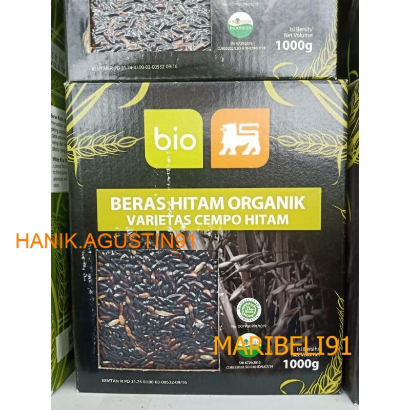 

Bionic Farm Beras Hitam Organik 1 Kg Untuk Diet Diabetes Kolesterol dan Jantung maribeli91