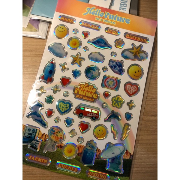 Epoxy sticker md hello future jaemin tanpa pc