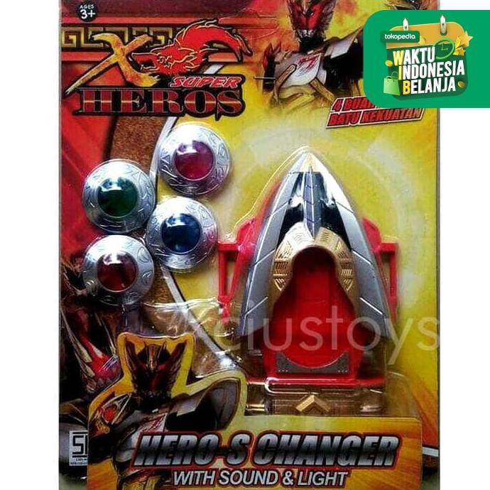 JAM TANGAN CHANGER SATRIA GARUDA BIMA X KOLEKSI MAINAN ANAK