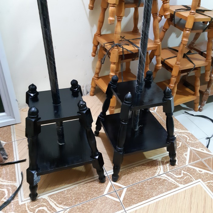 Helnan_Store Tiang Bendera Pataka Hitam
