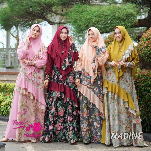 Gamis NADINE Original by FAZZA Boutique