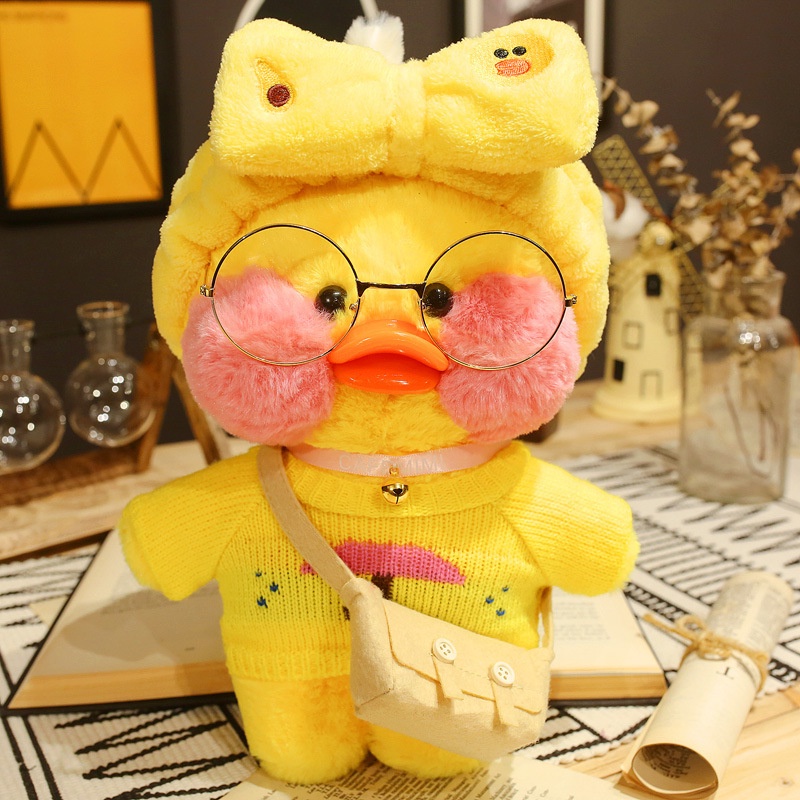 Mainan Boneka Stuffed Plush Bebek Lalafanfan 30cm Untuk Hadiah Ulang Tahun Anak