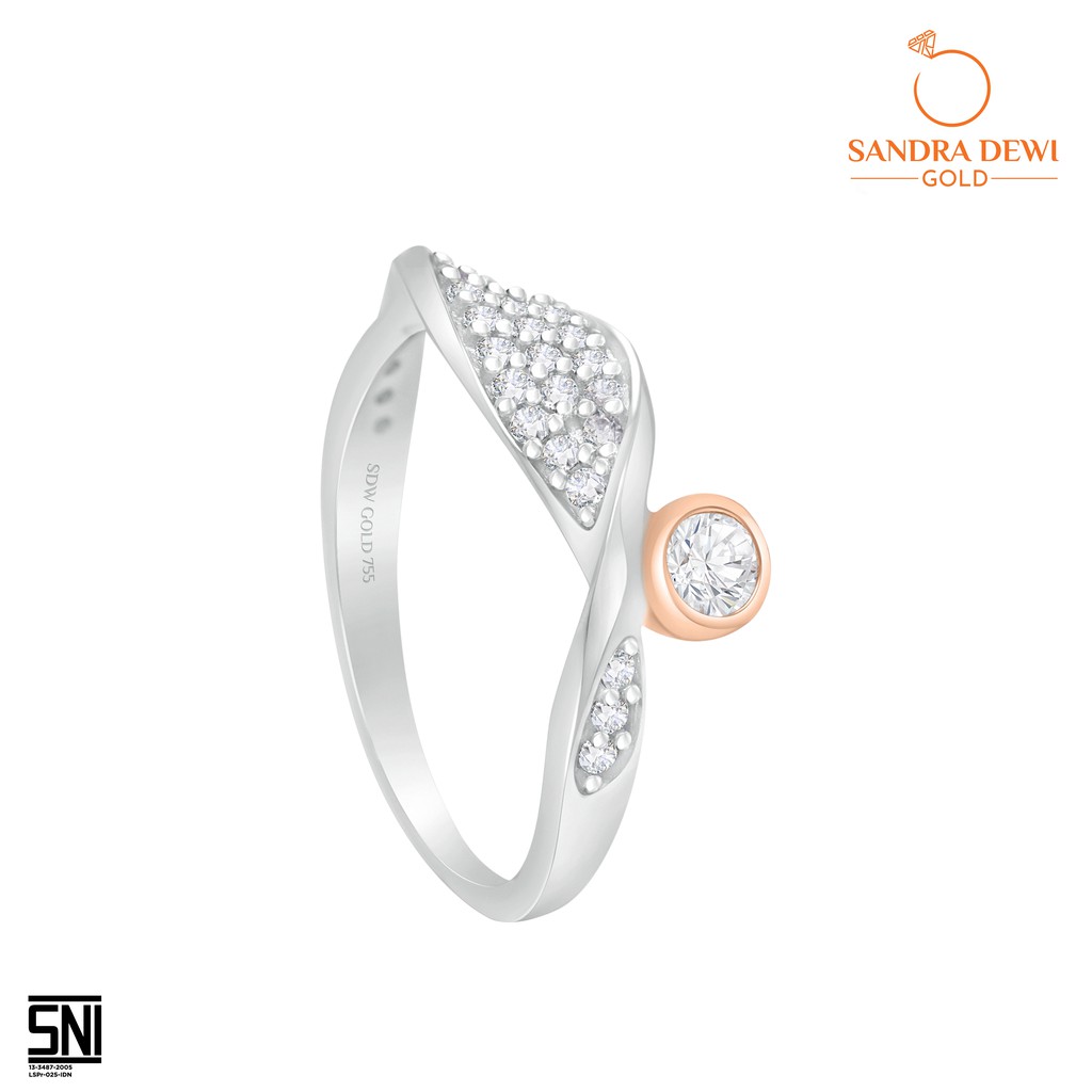 Cincin The Wave by Sandra Dewi Gold 18K RI200220
