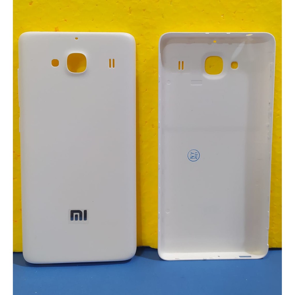 KESING BELAKANG BACK CASHING DOOR XIAOMI REDMI 2 PUTIH = REDMI 2S/2 PRIME MODEL : HM 2LTE-CU