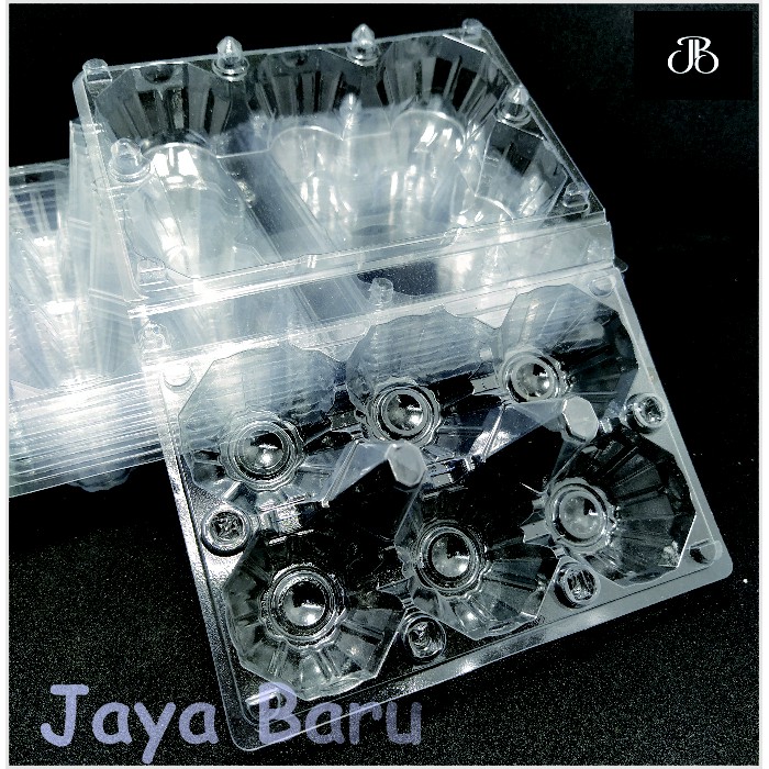 Tray Telur - Egg Tray - Mika Telur Isi 6 Dengan Pengunci