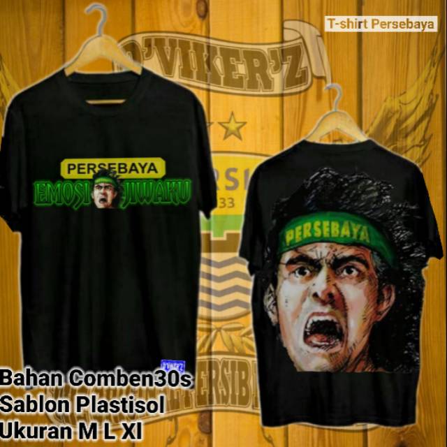 KAOS PERSEBAYA EMOSI JIWAKU BONEK
