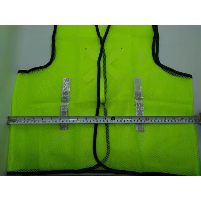 Rompi Proyek / Rompi Jaring / Safety Vest Scoth - Hijau Pantul Cahaya