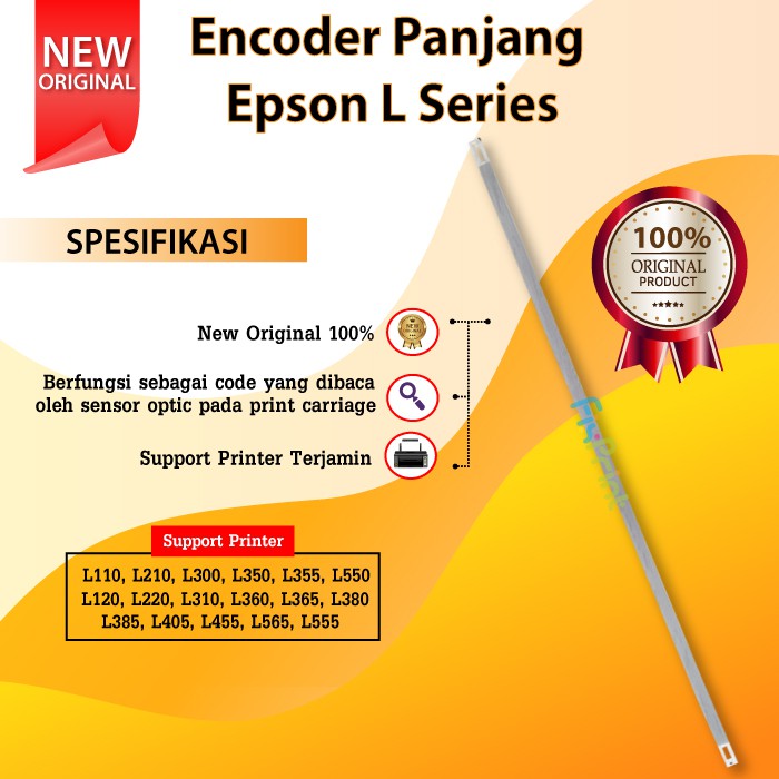 Encoder Panjang Printer Epson L120 L310 L360 L220 L565 L110 L55 L355 L555 L365 Timing Line Strip