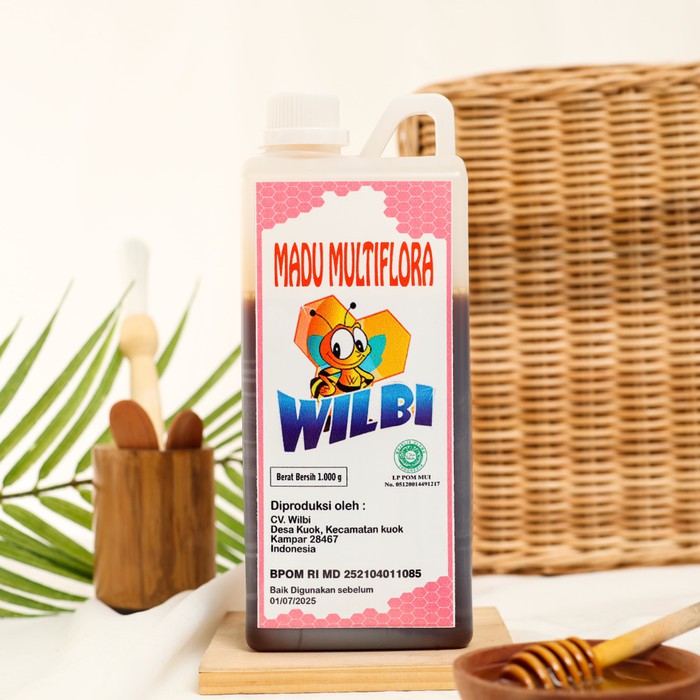 

Wilbi Madu Multiflora Kemasan Botol - 1 Kg