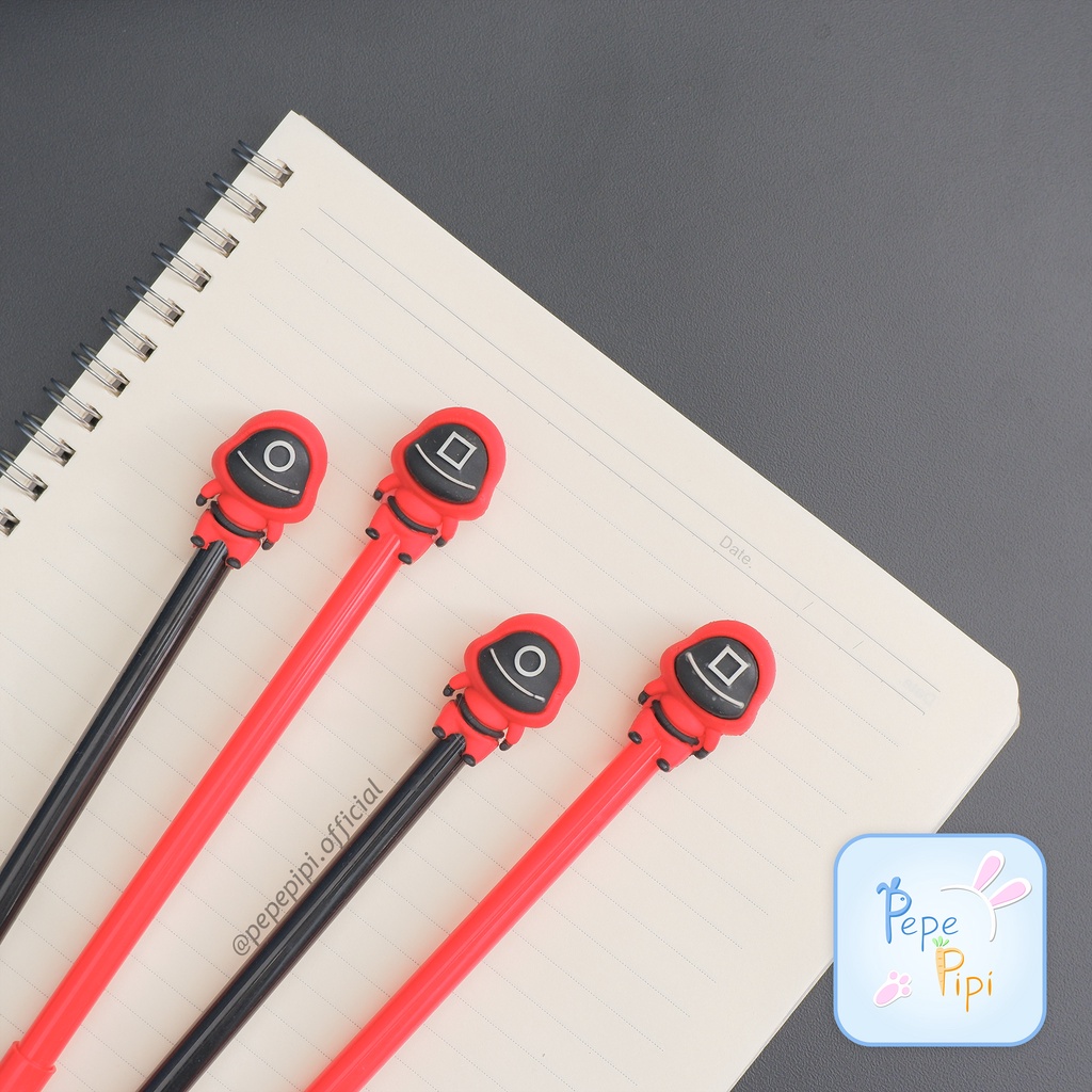 

Pena Gel Squid Game Pen Bolpen Pulpen Bolpoin Karakter
