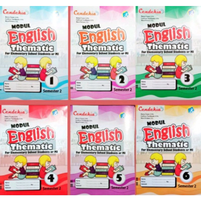 Modul english thematic cendekia kelas 123456