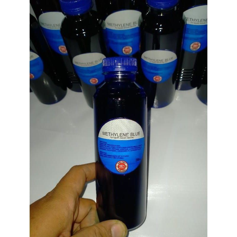 Jual Obat Biru Methylene Blue Ml Untuk Ikan Cupang Arwana Louhan Ikan Koi Shopee Indonesia