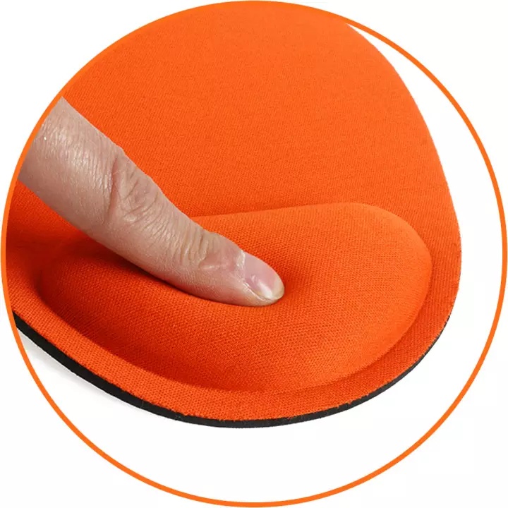 Mouse Pad Dengan Bantalan Pergelangan Tangan Bahan EVA Warna Hijau Polos