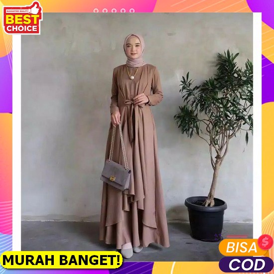 Model Gamis Terbaru Gamis Abaya Bordir Dress Syari Dewasa Ibu Fashion Muslim Lebaran 2022 Baju Gamis
