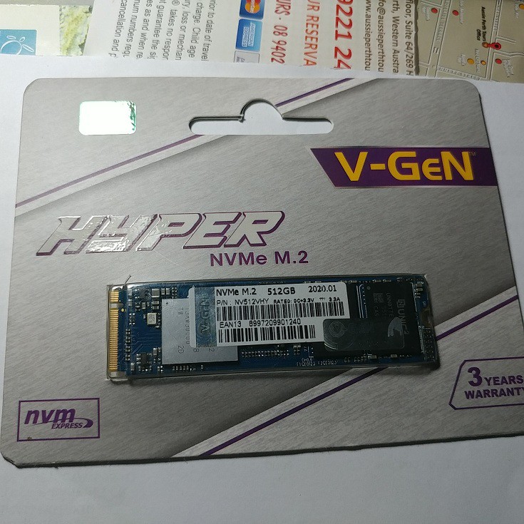 SSD Vgen V-Gen Hyper 512GB NVME M.2 resmi