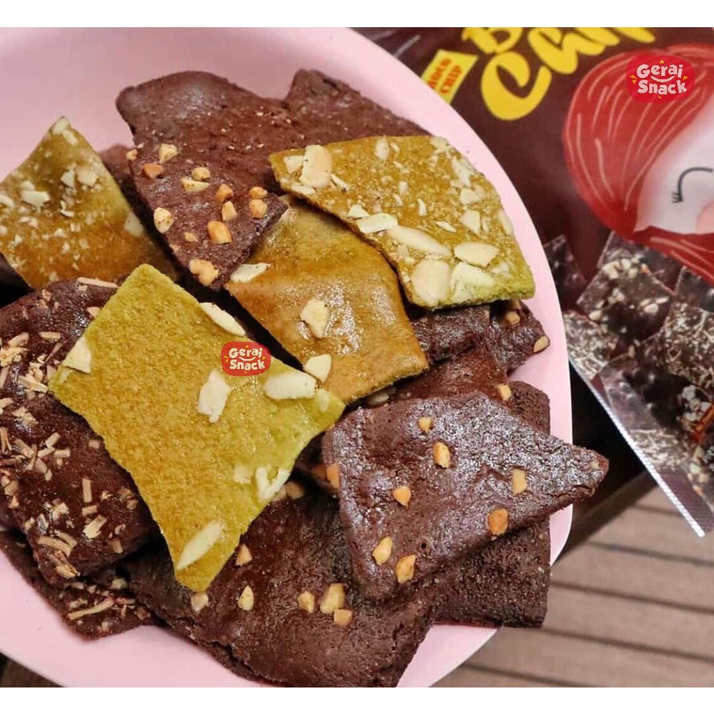 Bron Chips Keripik Brownies Kering Aneka Rasa Best Seller 60g