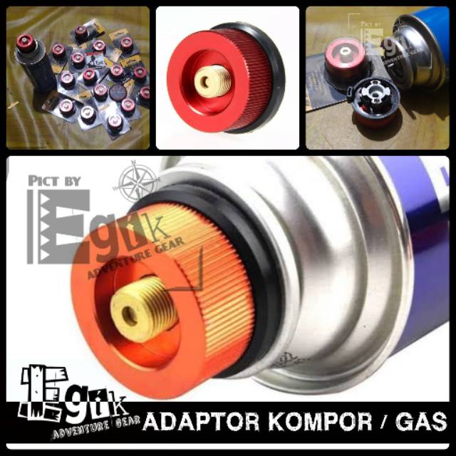 Adaptor / adapter kompor camping / adaptor gas hi cook