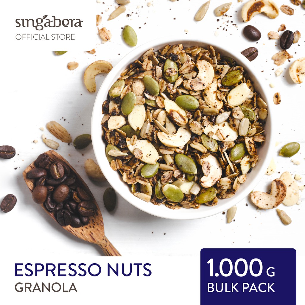 

Singabera Granola / Roasted Espresso Nuts (Kopi & Kacang) - 1kg