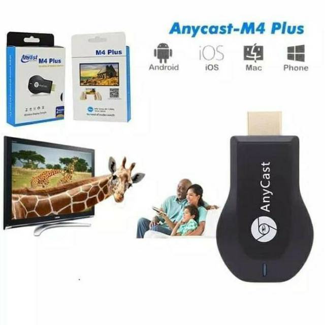 ANYCAST M4 PLUS HDMI DONGLE USB WIRELESS -HDMI DONGLE ANYCAST M4 PLUS AX