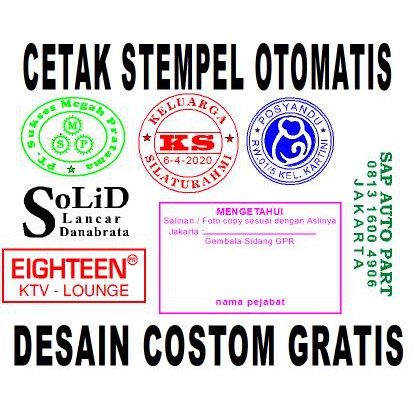 

stempel warna / STEMPEL OTOMATIS / STEMPEL FLASH DESAIN CUSTOM GRATISSSSSS