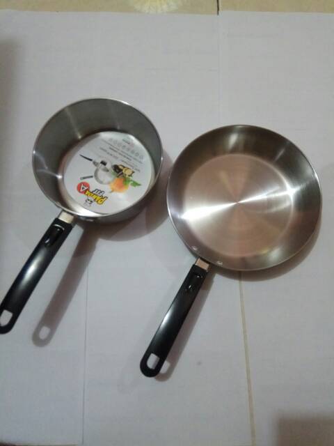 Maspion Panda panci Fit A Set Wajan Penggorengan Sauce stainless stell