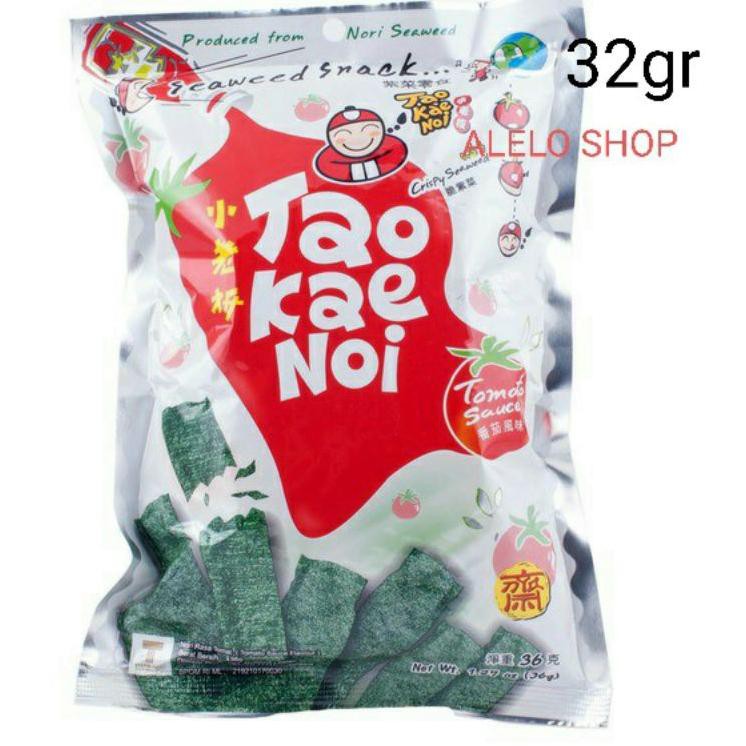 

CRAZY DISKON!!!! Tao kae noi seaweed tempura hi salted egg 45 40 32 g crispy tomato spicy original t