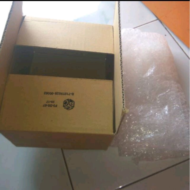 

Tambah packing kardus dan bubble wrap