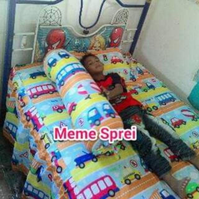 Sprei kasur dorong 2in1