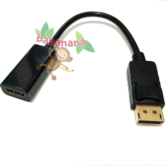 Kabel Konverter display port to hdmi dp monitor tv adapter