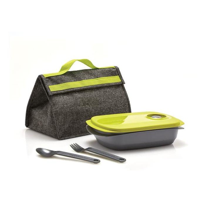 Byo B.Y.O Bring Your Own Lunch Set Wadah Bekal Tupperware Alat Makan Minum Original