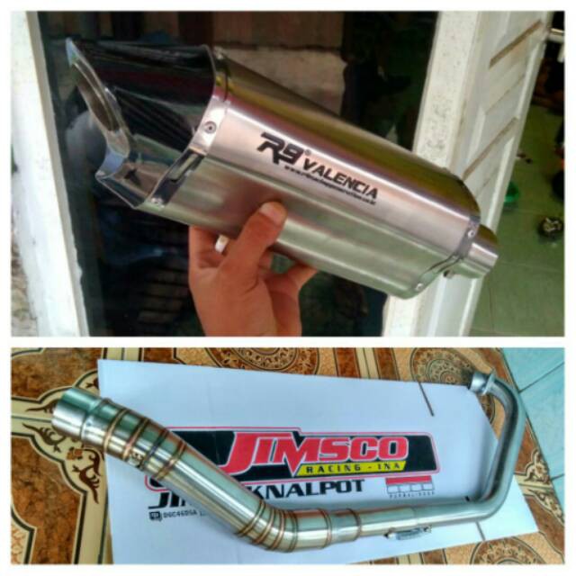Knalpot r9 Valencia stenlis for nmax aerox vario Vixion r15 xabre mx gsxr cbr150 newcb tiger dll