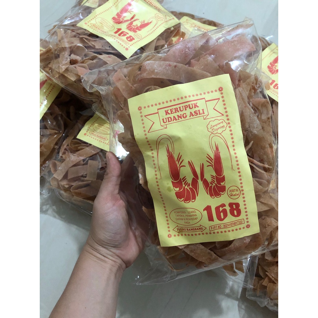 Jual Hechiam Kerupuk Udang Asli 1KG Heciam Merek 168 Asli Pulau ...